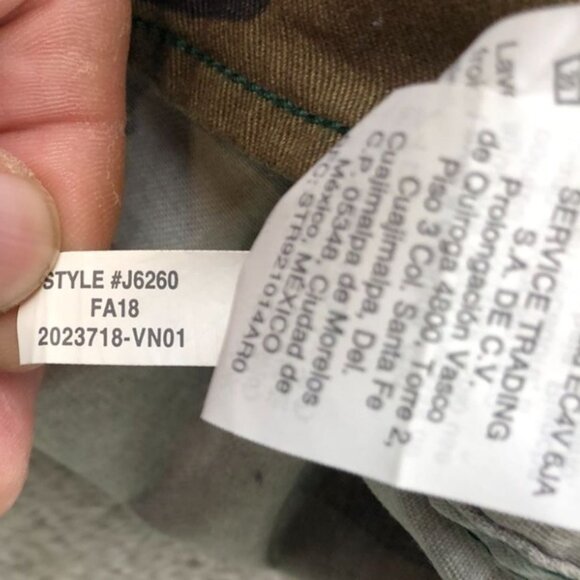 J.Crew Mercantile  Womens Shirt Jacket XS Utility Camo Shacket Green Outdoors - Picture 7 of 11